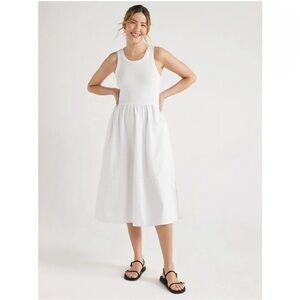 Free Assembly Women's Mixy Tank Dress, Sizes XL